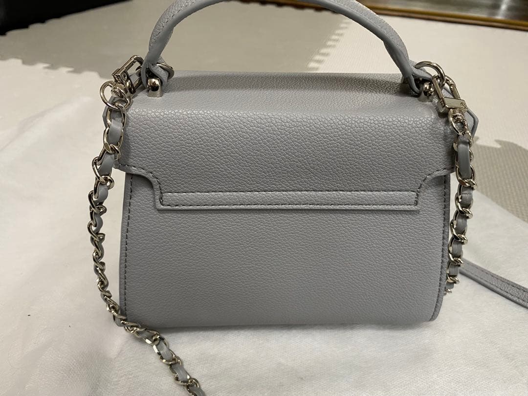 N【リュタン】ビジュースタッズポシェット　セルフォード　DGRY