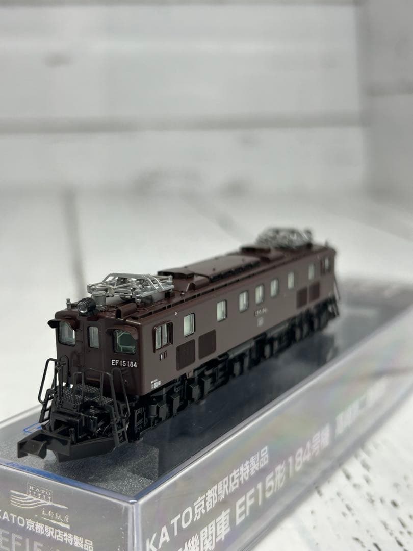 KATO 京都駅店特製品 電気機関車 EF15形184号機 高崎第二機関区