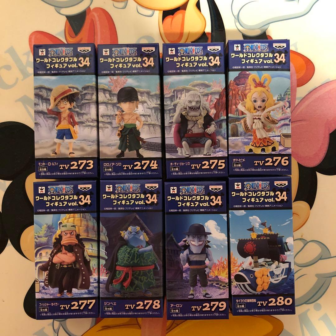 ワンピースワールドコレクタブルフィギュアｖｏＩ．34 まとめ売り