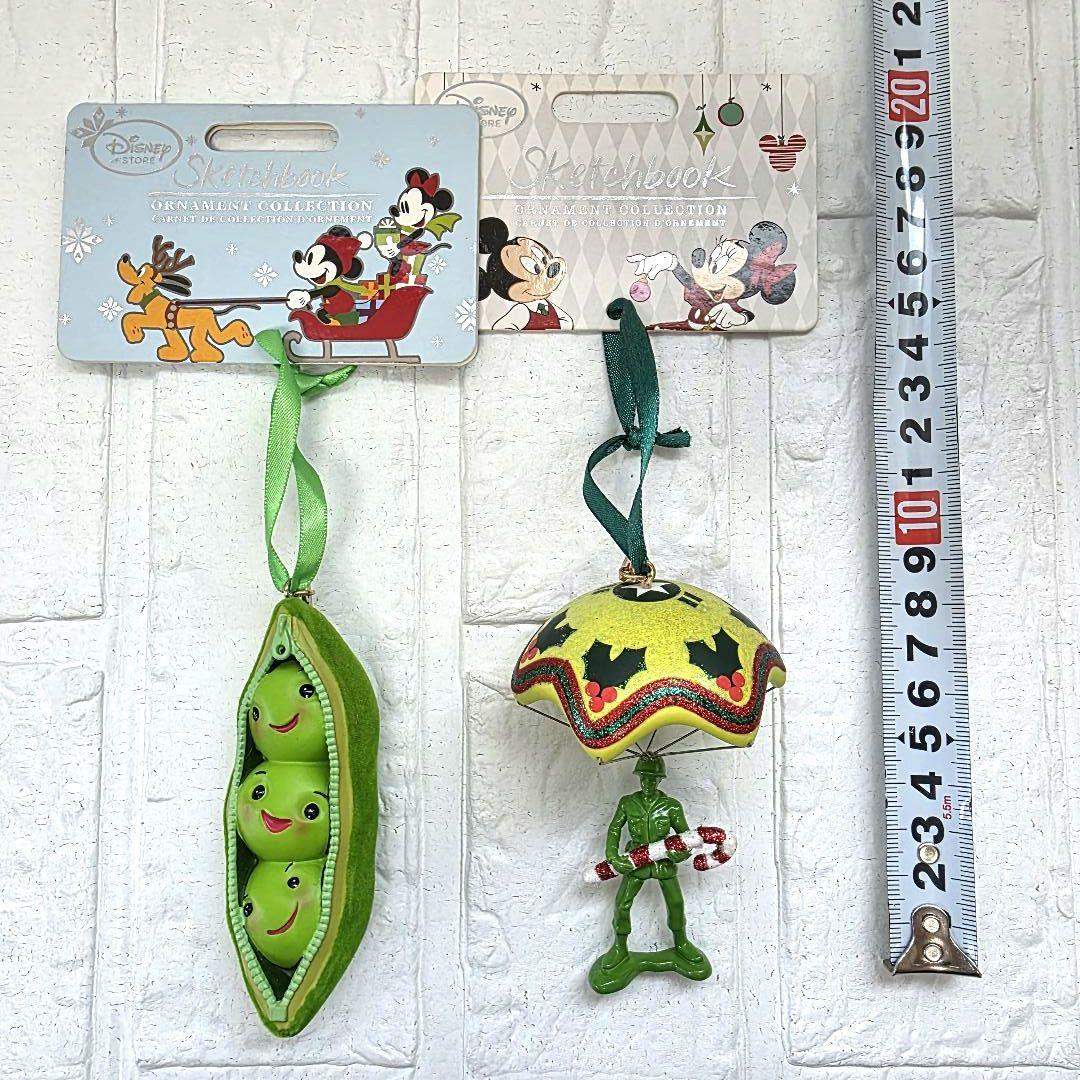 【トイ・ストーリー】アーミーメン　お豆三兄弟　クリスマスオーナメント　タグ付き