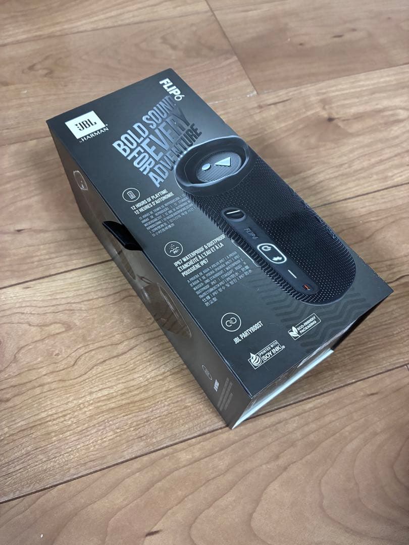 数回程度使用　JBL FLIP6 ブラック ワイヤレススピーカー　防水