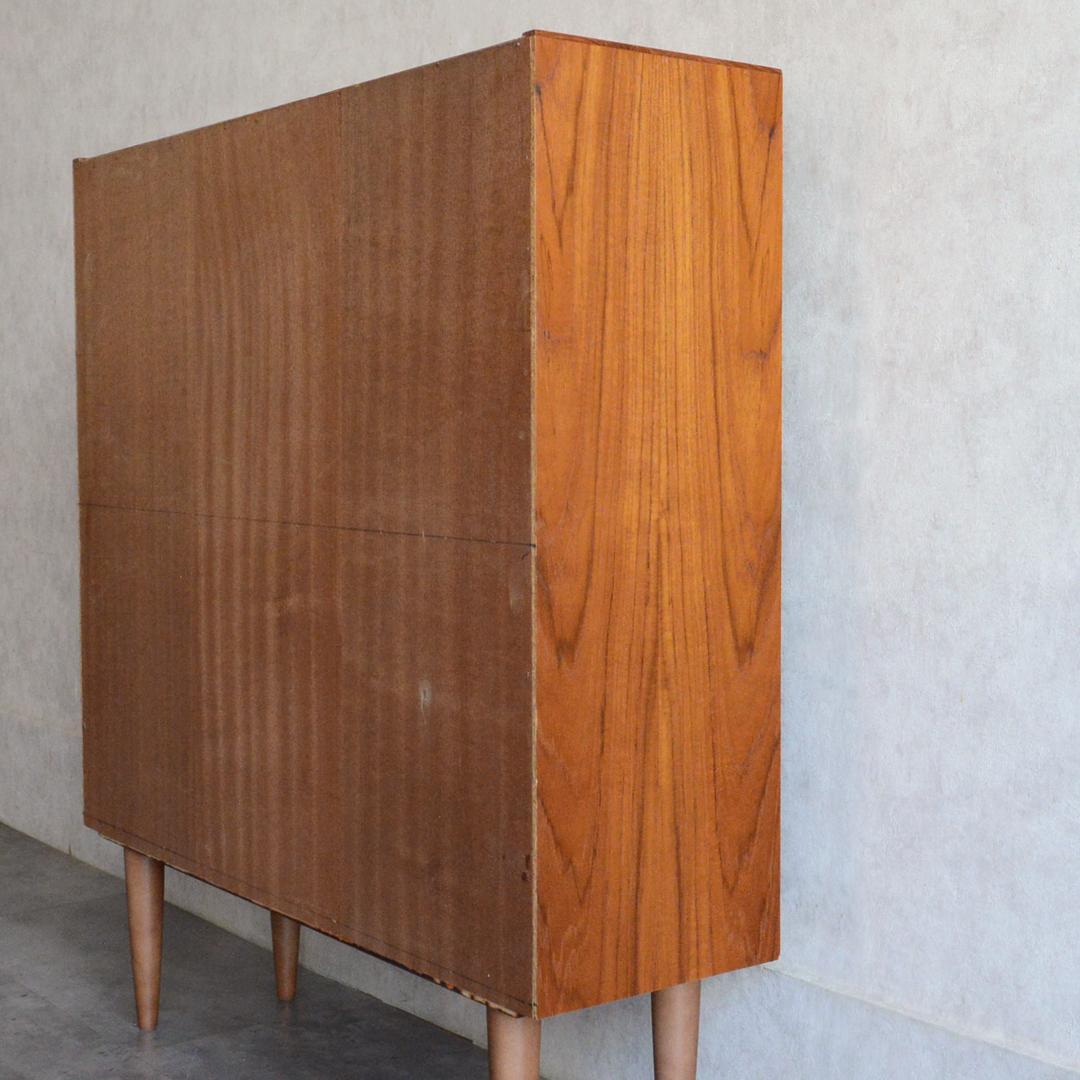 デンマーク 北欧ヴィンテージ チーク オープンシェルフ 北欧家具 キャビネット