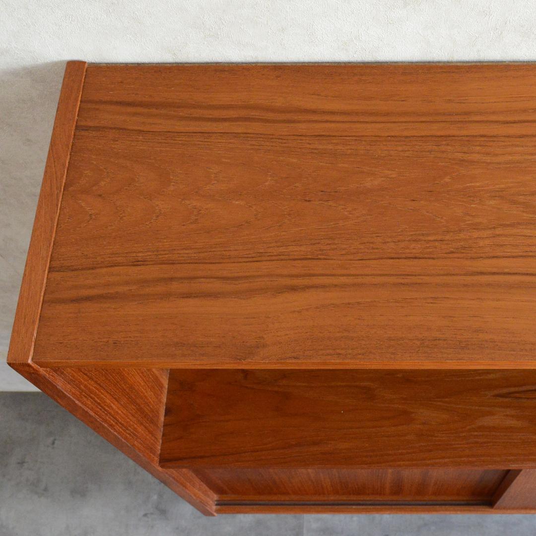 デンマーク 北欧ヴィンテージ チーク オープンシェルフ 北欧家具 キャビネット