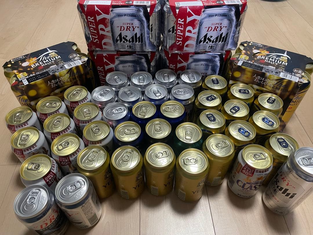 アサヒ スーパードライ ビール セット　77缶