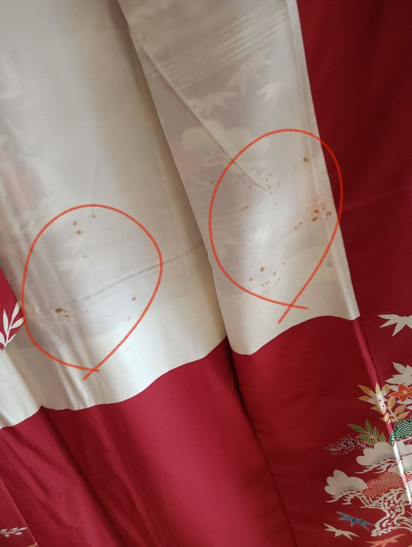 振袖フルセット　手描き総柄友禅　本物志向の方に　古典柄　作家　164/66.5