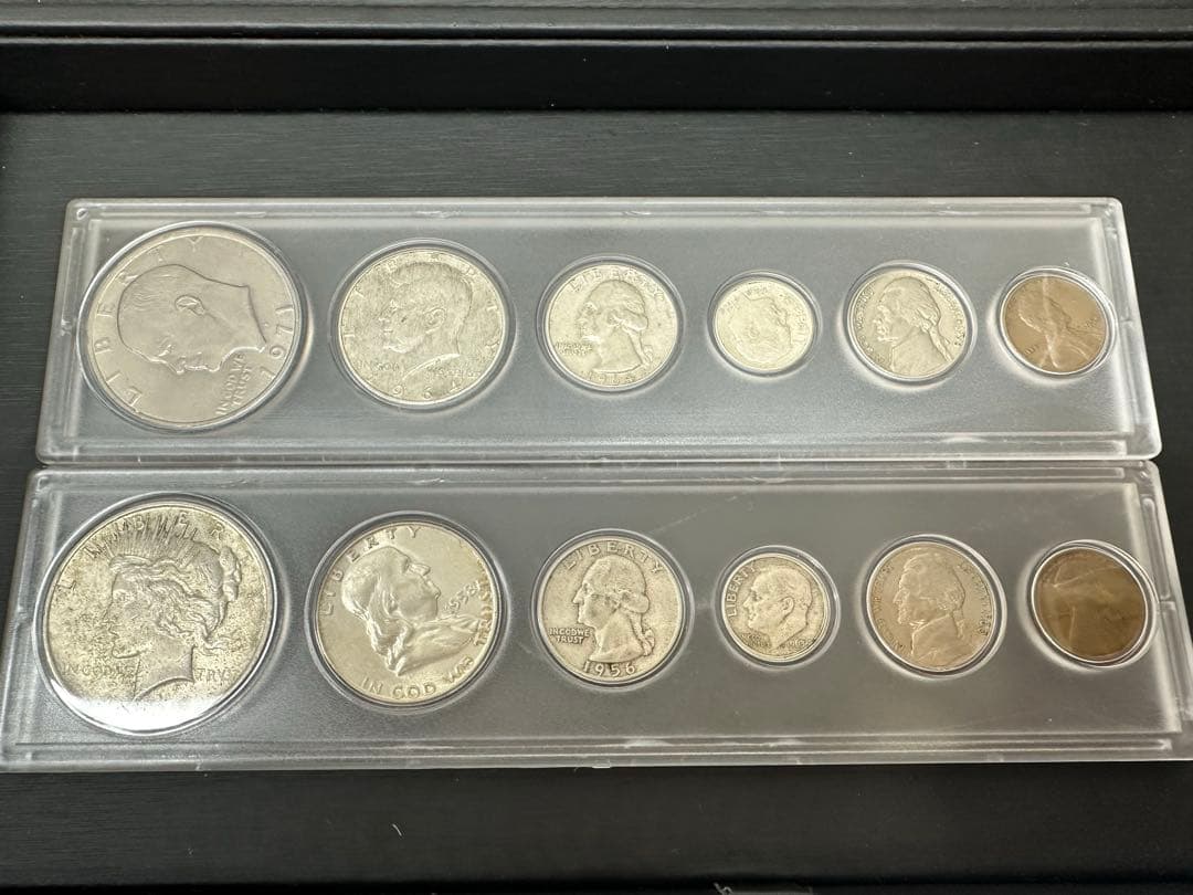 アメリカ銀貨等セット　ピースダラー　ケネディハーフダラー