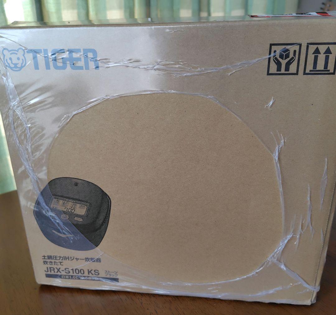 お値下げ中！新品未開封品　土鍋泡火炊きTIGER JRX-S100KS ブラック