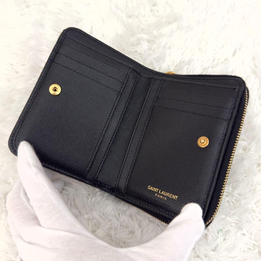 極美品✨サンローランSaint Laurent カランドラ 財布 ブラック 黒