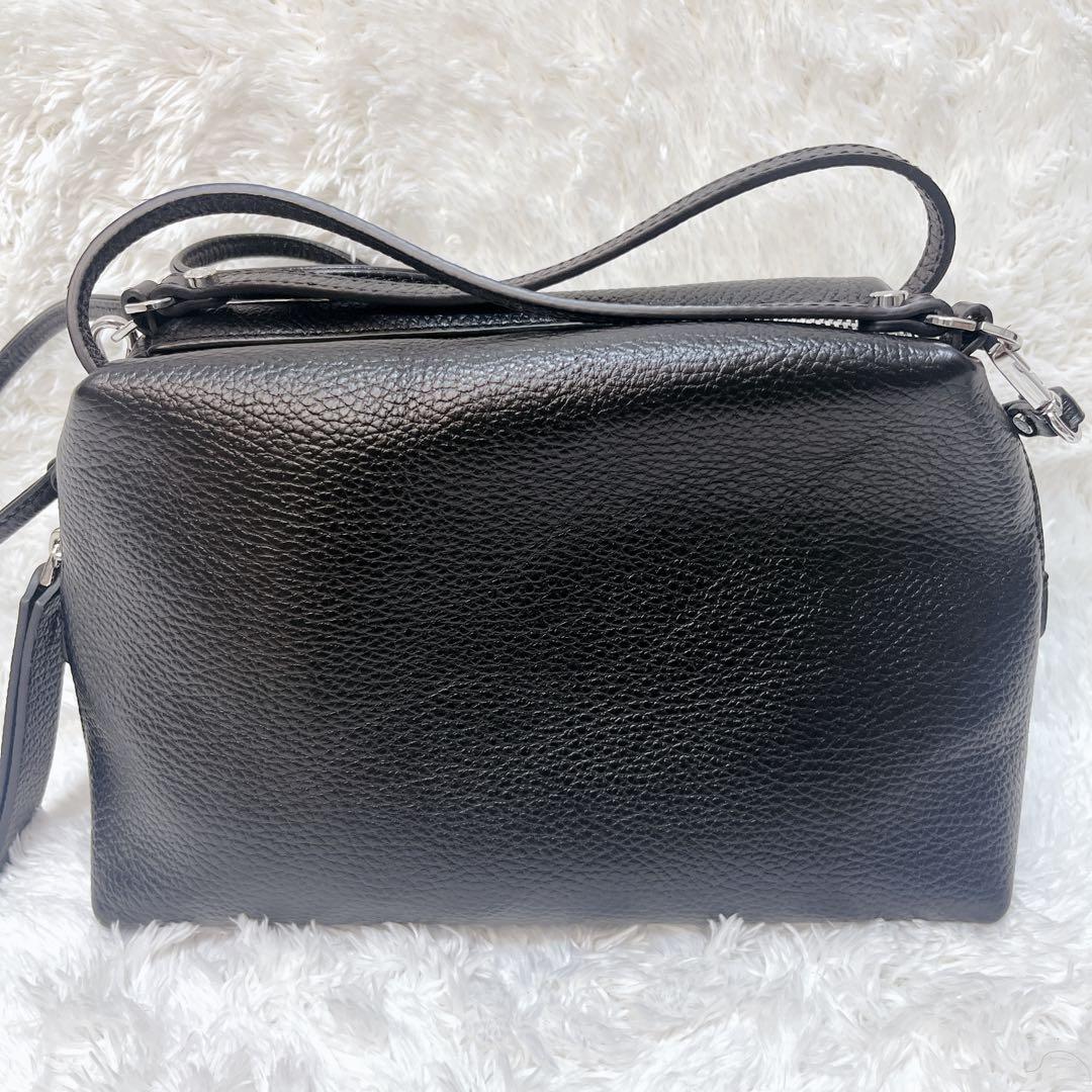 極美品✨現行✨ジャンニキャリーニ ショルダー ハンド バッグ 2way ブラック