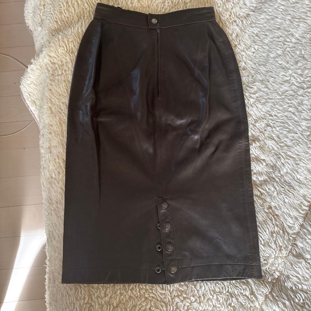 Alaïa タイトスカート 100%leather
