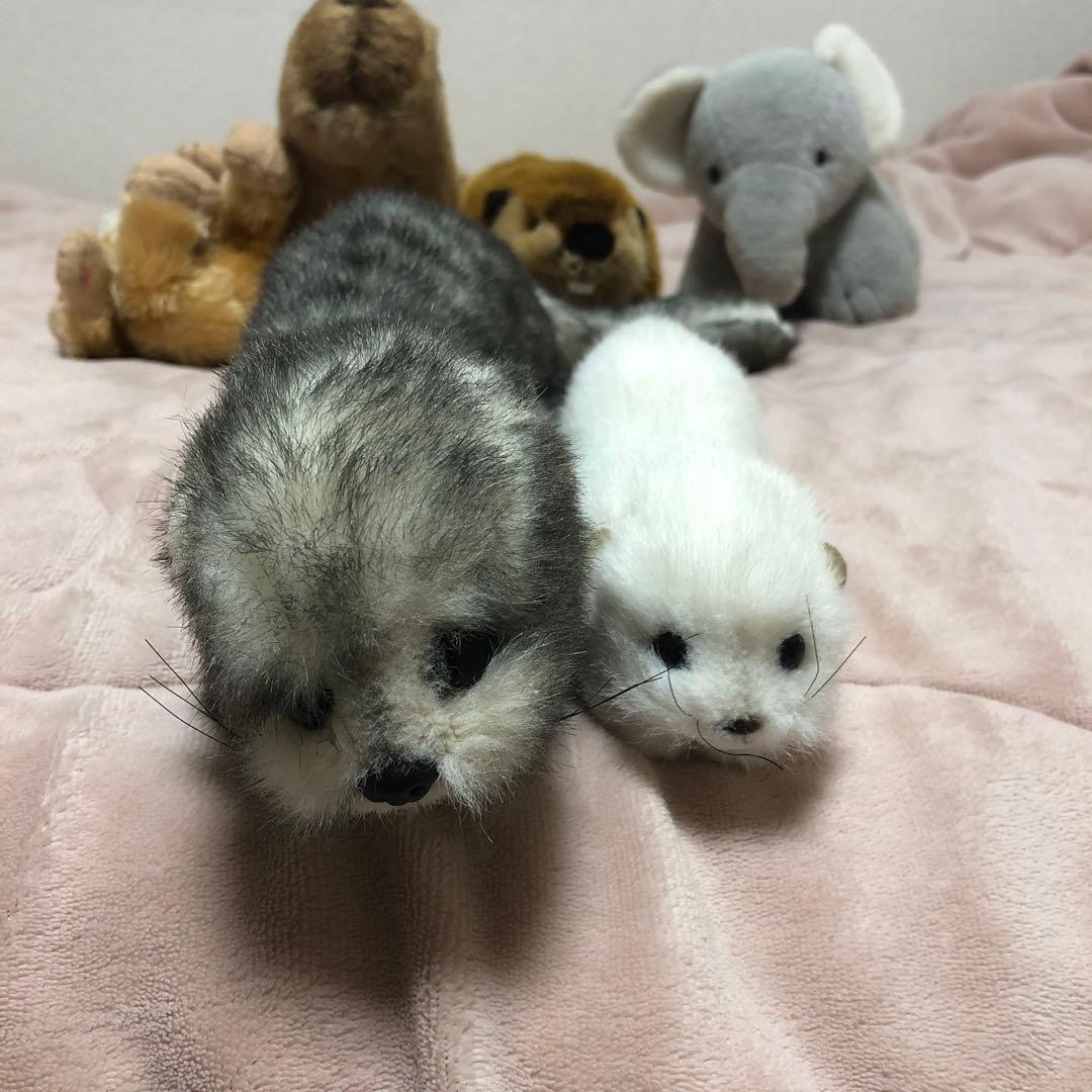 吉徳　にぎやか　ぬいぐるみ 17コセット　中古品　スーパービーバーの刺繍なし