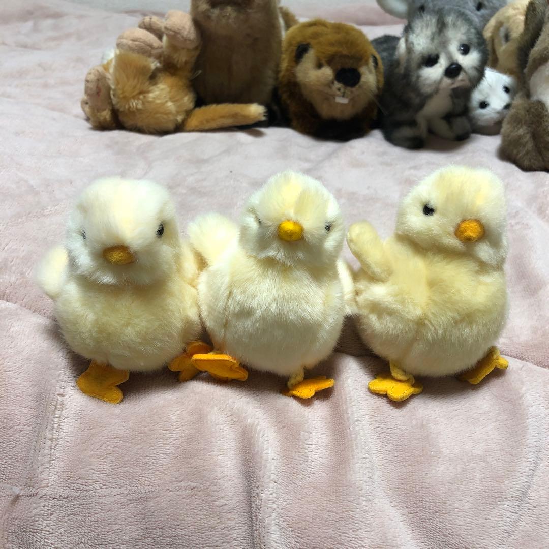 吉徳　にぎやか　ぬいぐるみ 17コセット　中古品　スーパービーバーの刺繍なし