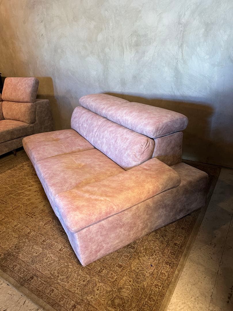 【東京都23区配送無料】定価20万円　ソファー　カウチ　椅子　L型　椅子　チェア