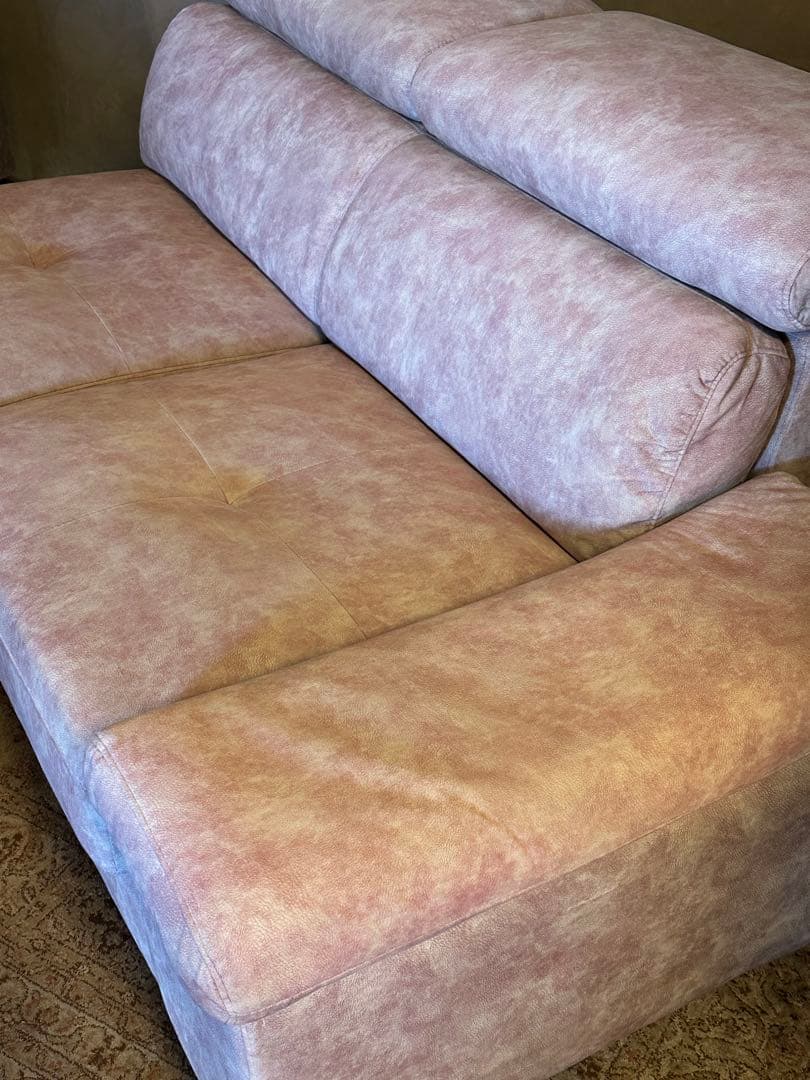 【東京都23区配送無料】定価20万円　ソファー　カウチ　椅子　L型　椅子　チェア