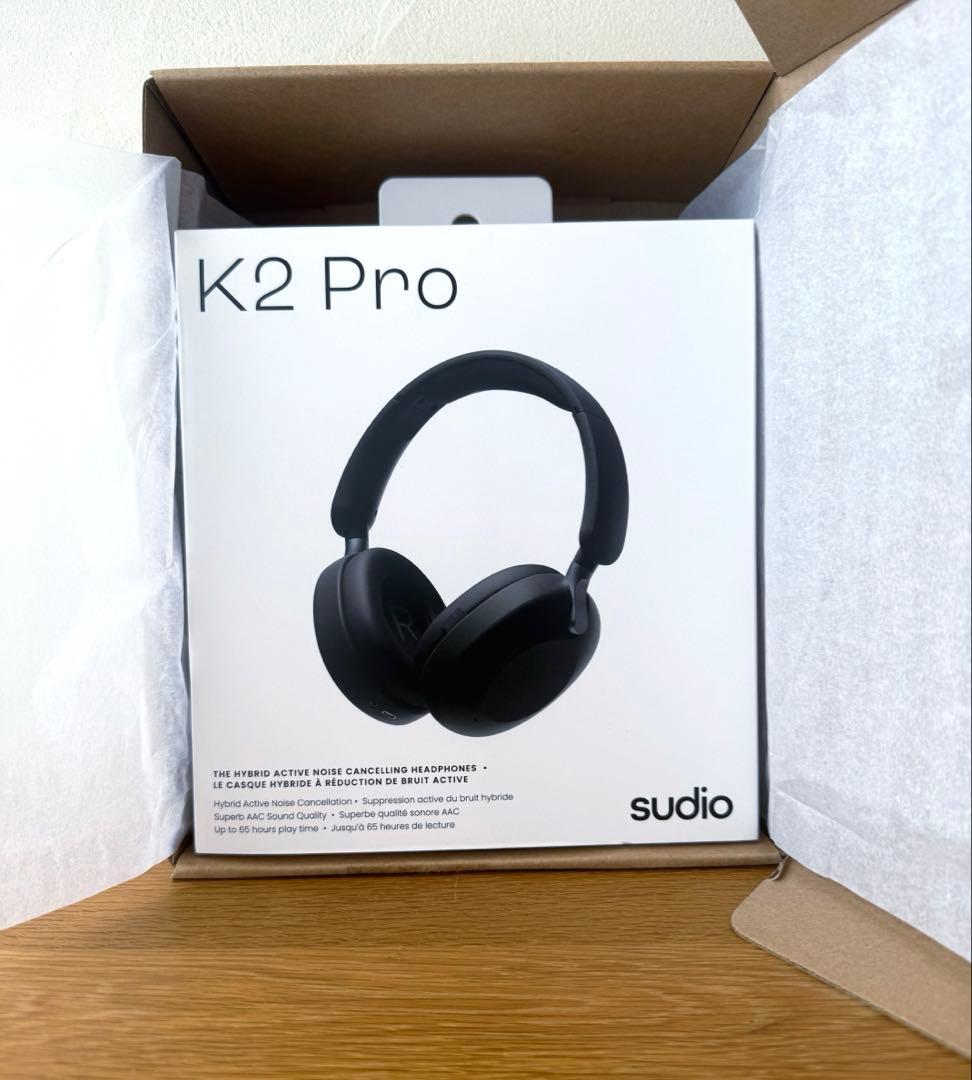 【未開封•美品•新品】sudio k2 pro 未使用品　ワイヤレスヘッドホン黒
