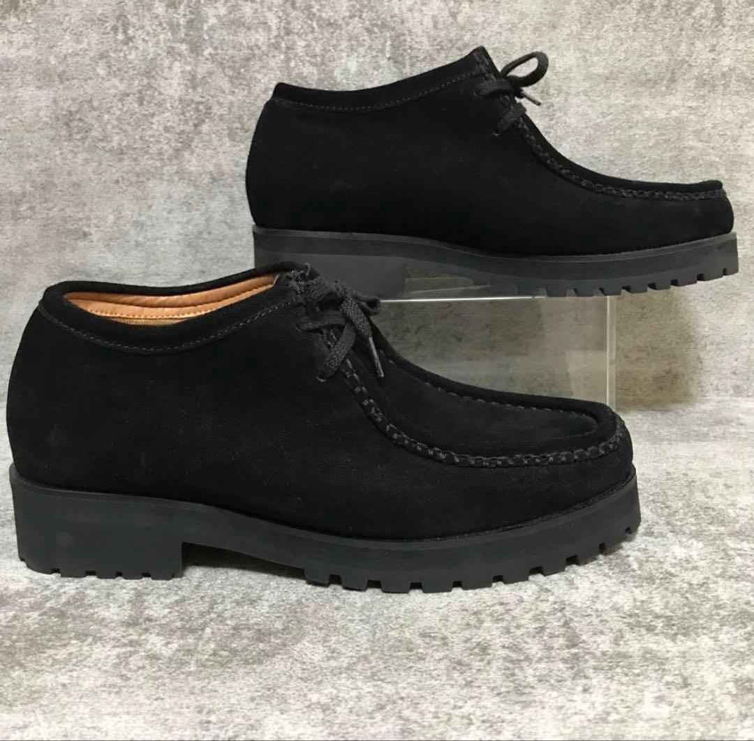 【ほぼ未使用】SHIUN スウェード レザー モカシンシューズ Sサイズ