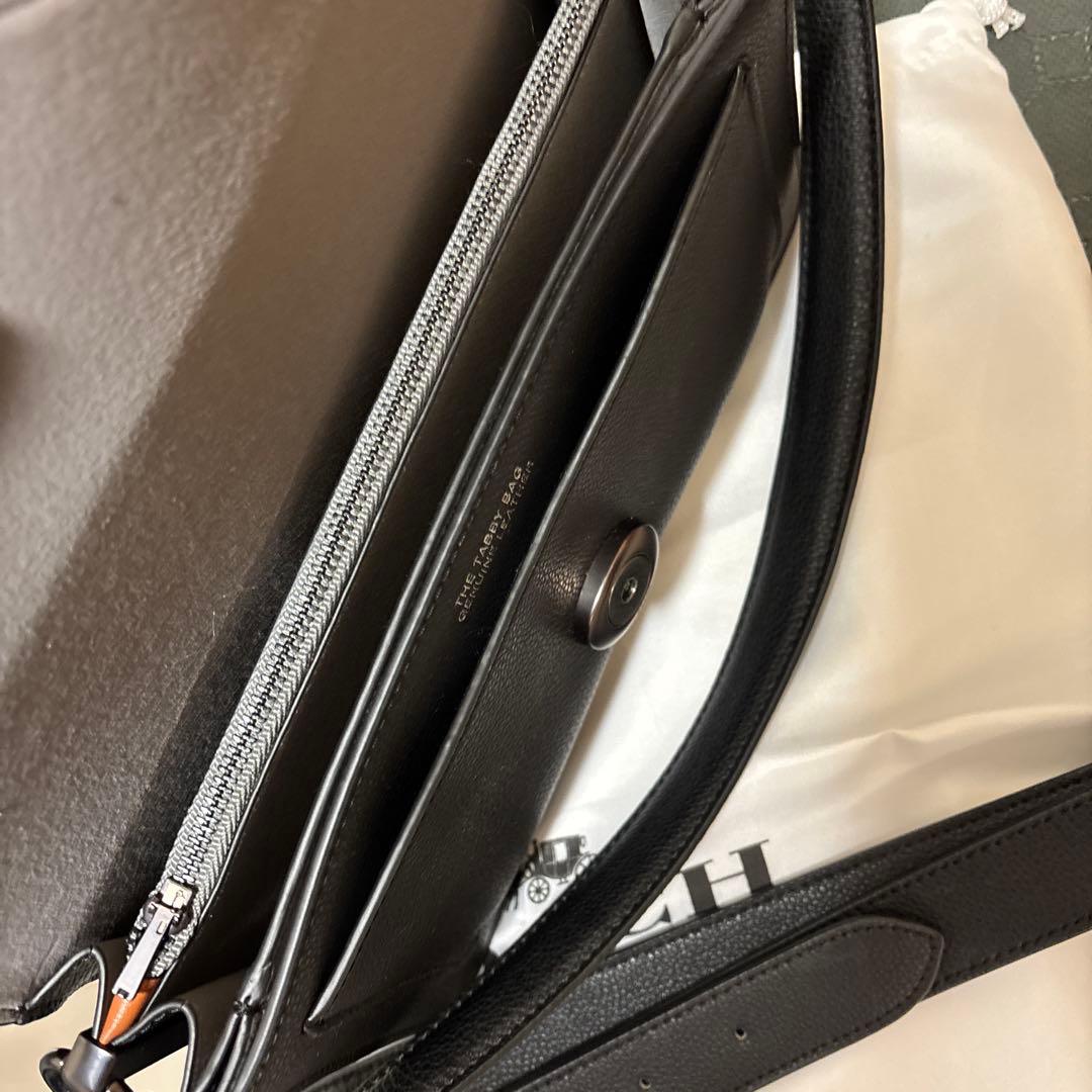 COACHタビー ショルダーバッグ CH857 ブラックシルバー金具