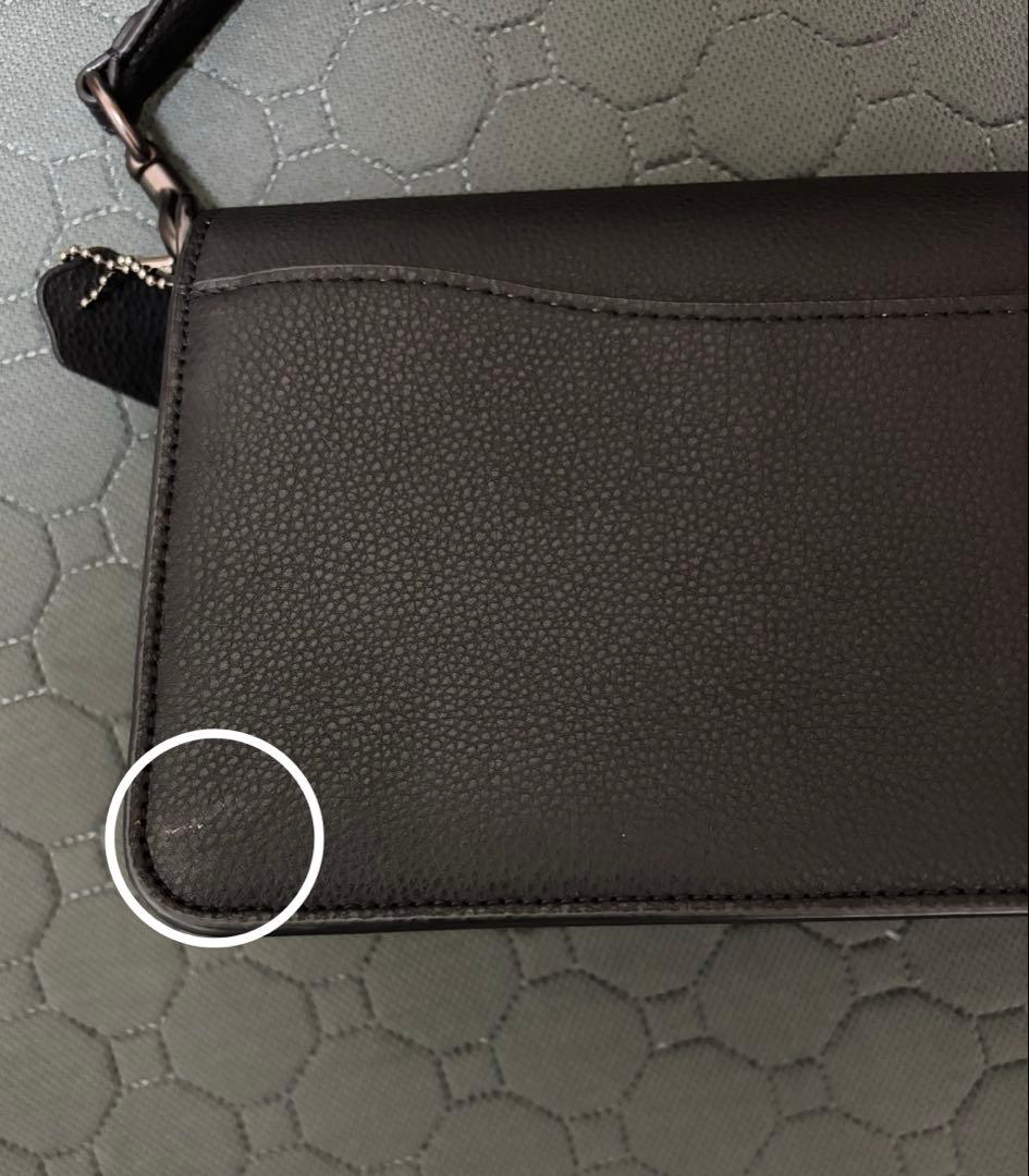 COACHタビー ショルダーバッグ CH857 ブラックシルバー金具