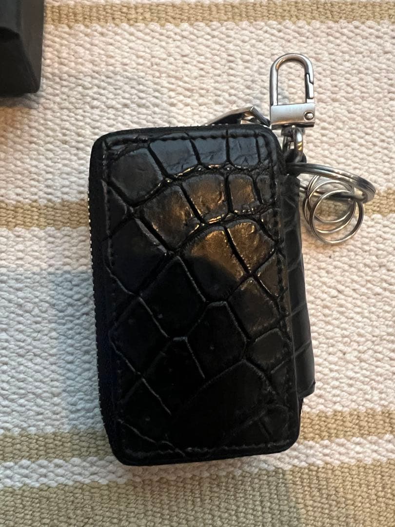 THE SOLE スマートキーケース クロコダイル ブラック