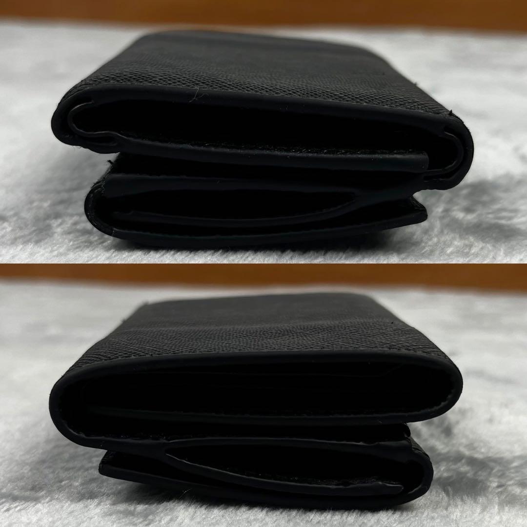 Prada プラダ 3つ折り財布 三角ロゴ ブラック 黒 サフィアーノレザー