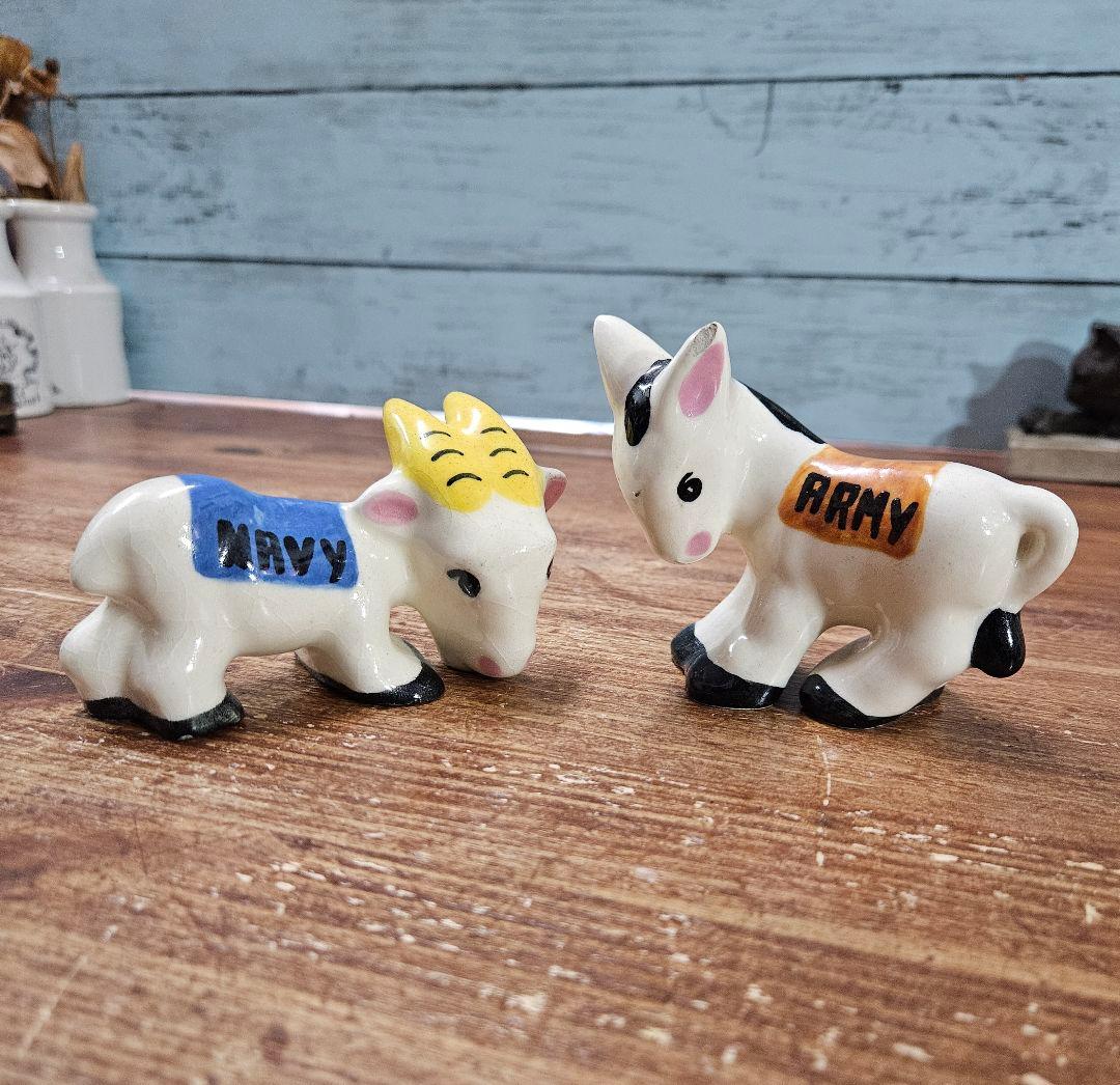 US VINTAGE ARMY NAVY 動物のマスコット 2体セット