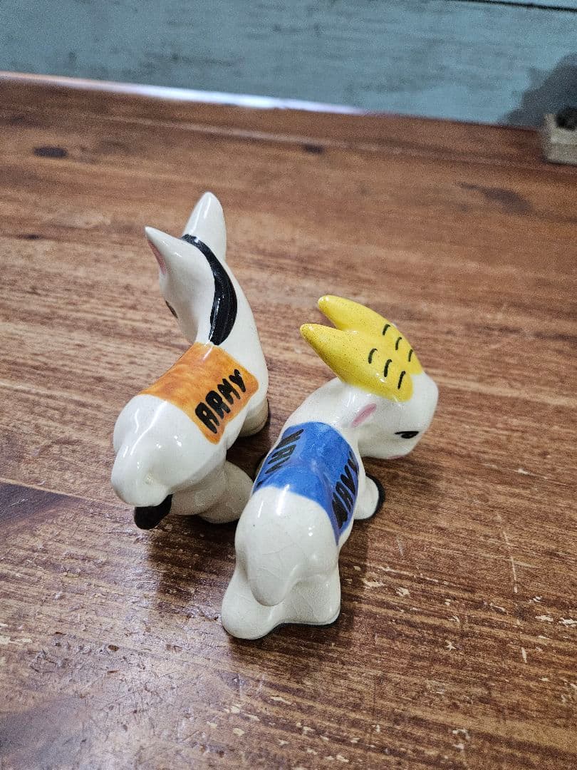 US VINTAGE ARMY NAVY 動物のマスコット 2体セット