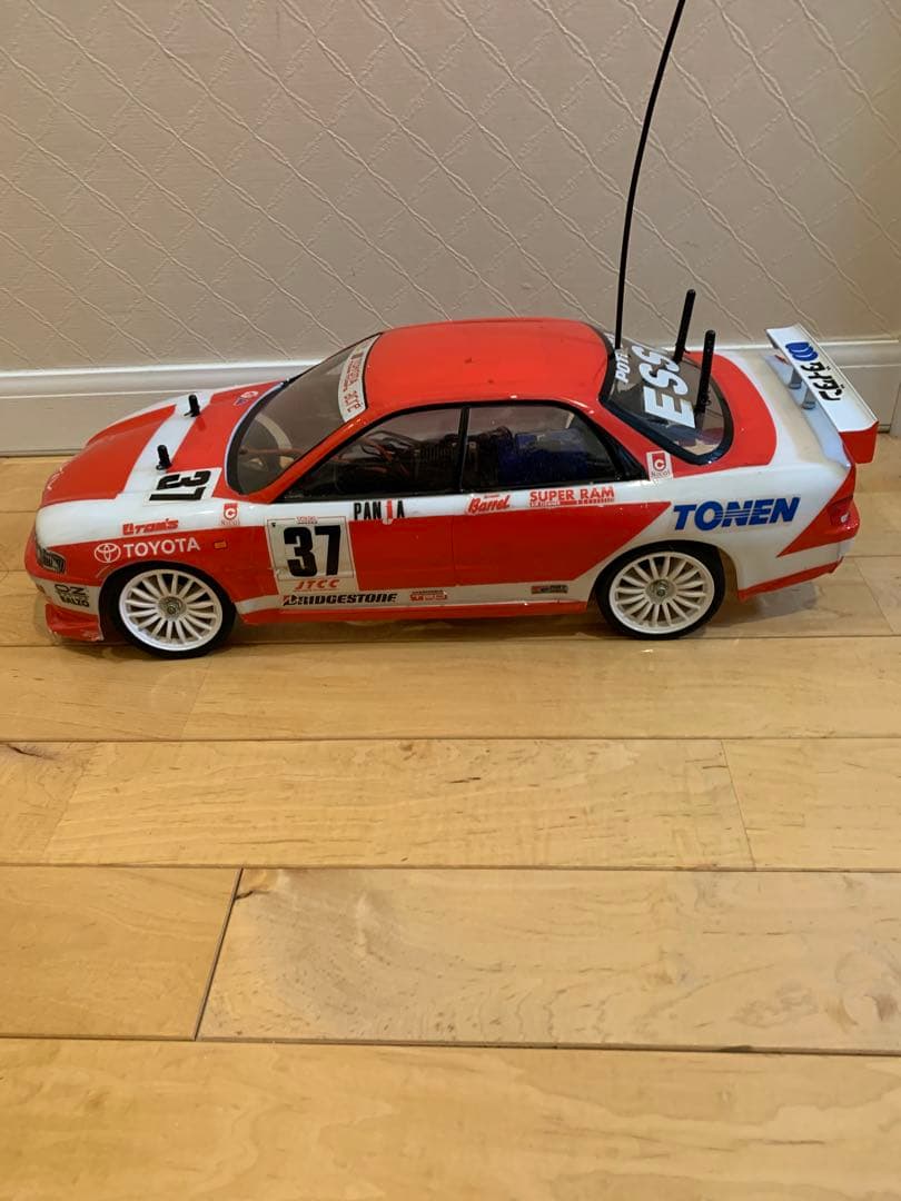 タミヤ　1/10ラジコン　FF01シャーシ　コロナEXIV サンワプロポ