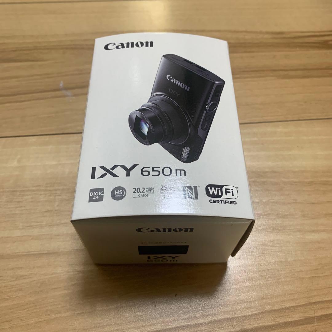 最新機種　Canon IXY650m コンパクトデジカメラ ブラック