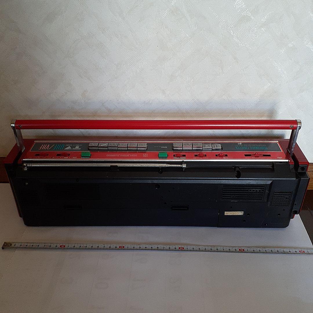 ナショナル　ダブルカセットデッキ　ジャンク品