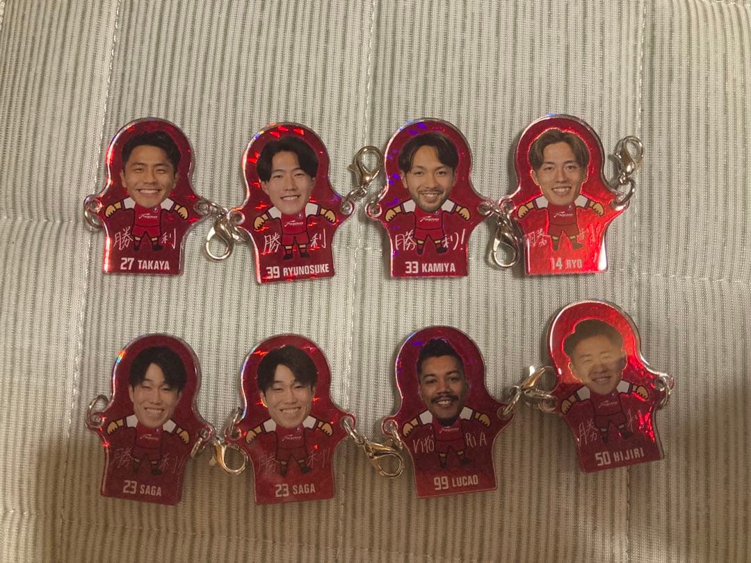 ファジアーノ岡山　勝利記念チャーム　セット