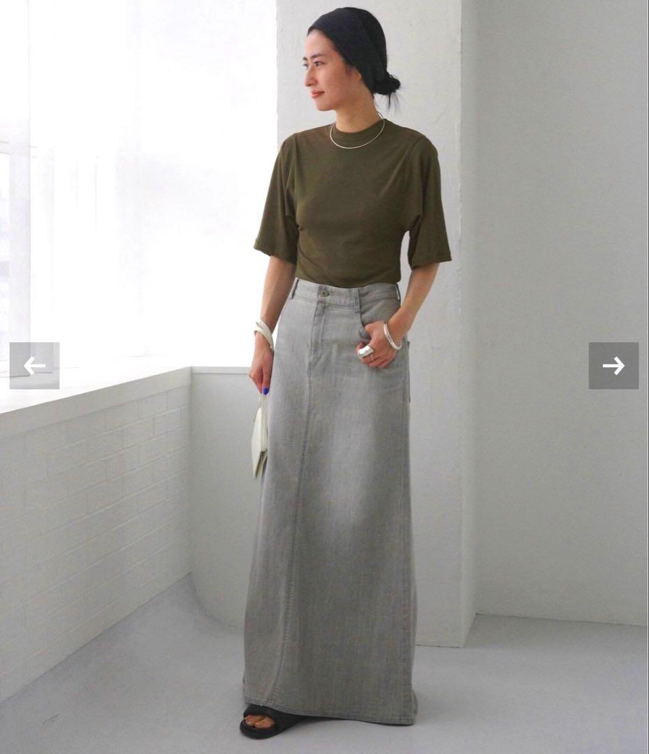 DÅWN No.4 CUP IN SHORT SLEEVES カーキ　トップス