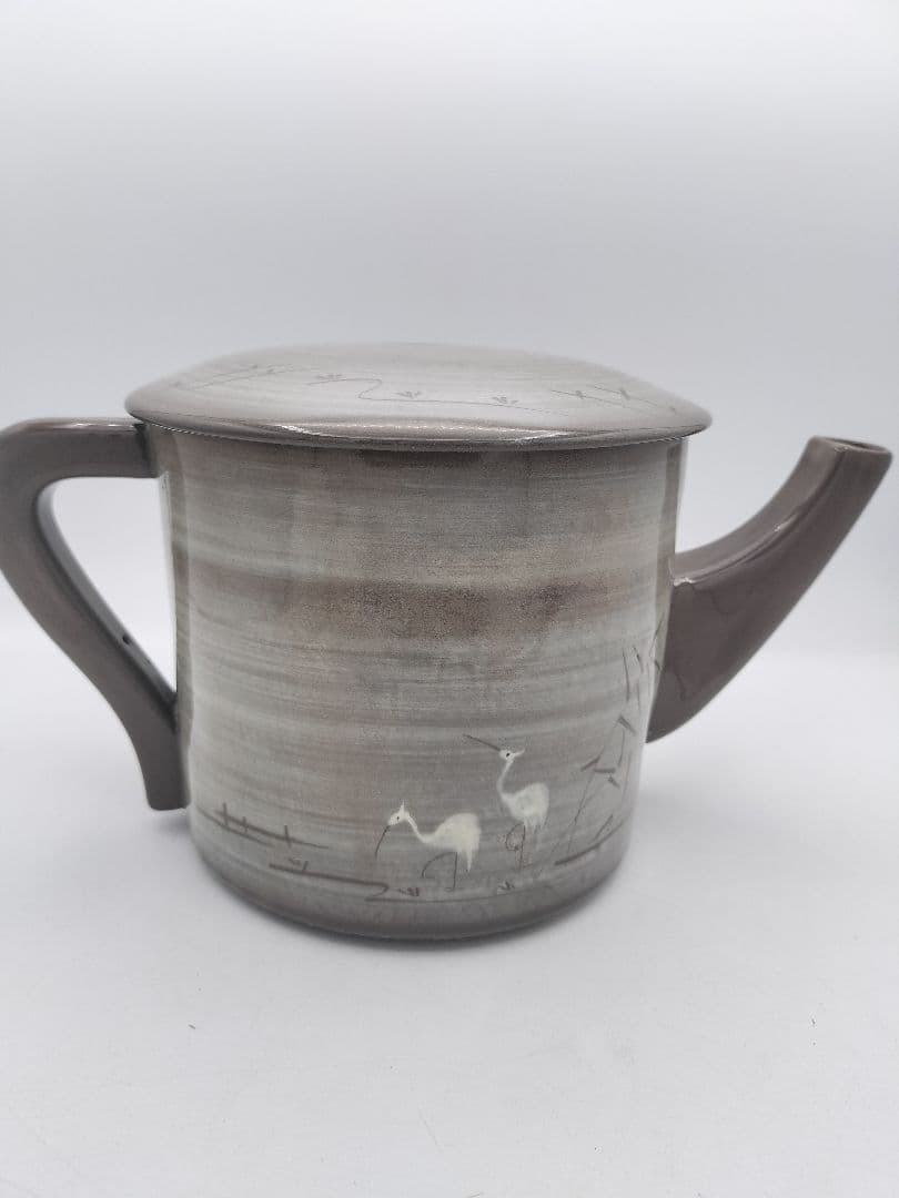 c253 【新品・未使用】片口水次 現川焼 武村利左衛門 木箱 茶道具