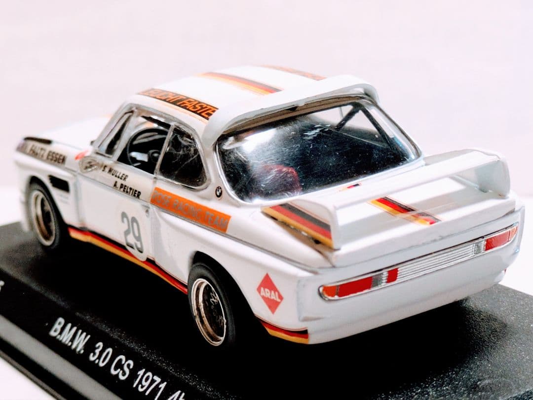 貴重BMW ３.０ＣＳ レーシングモンツァ１９７１年DetailCars１/43