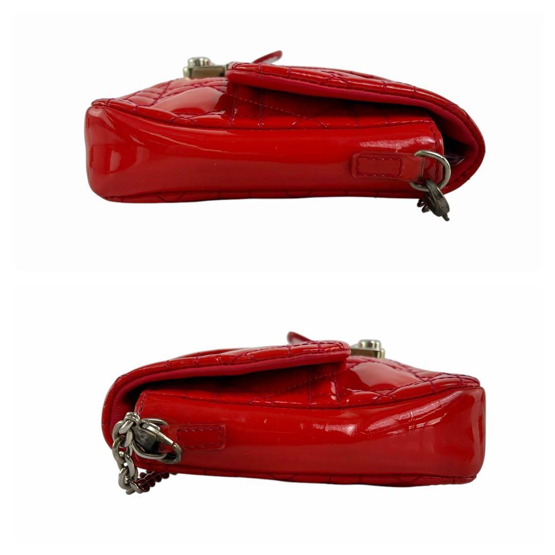 【美品】ディオール　レディディオール　ショルダーバッグ　チェーンウォレット