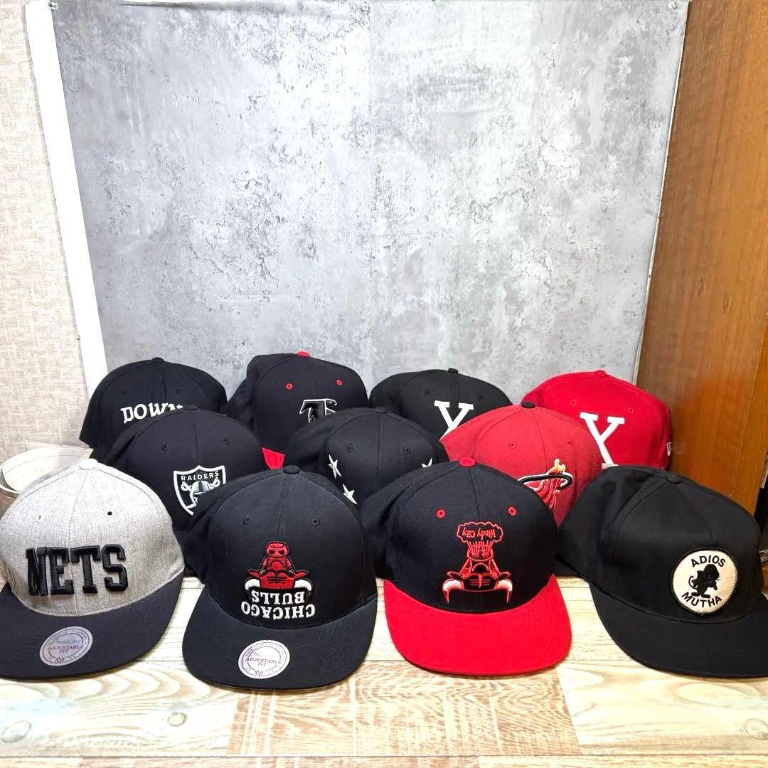 00's〜10's 希少スナップバッグキャップ 11個セット