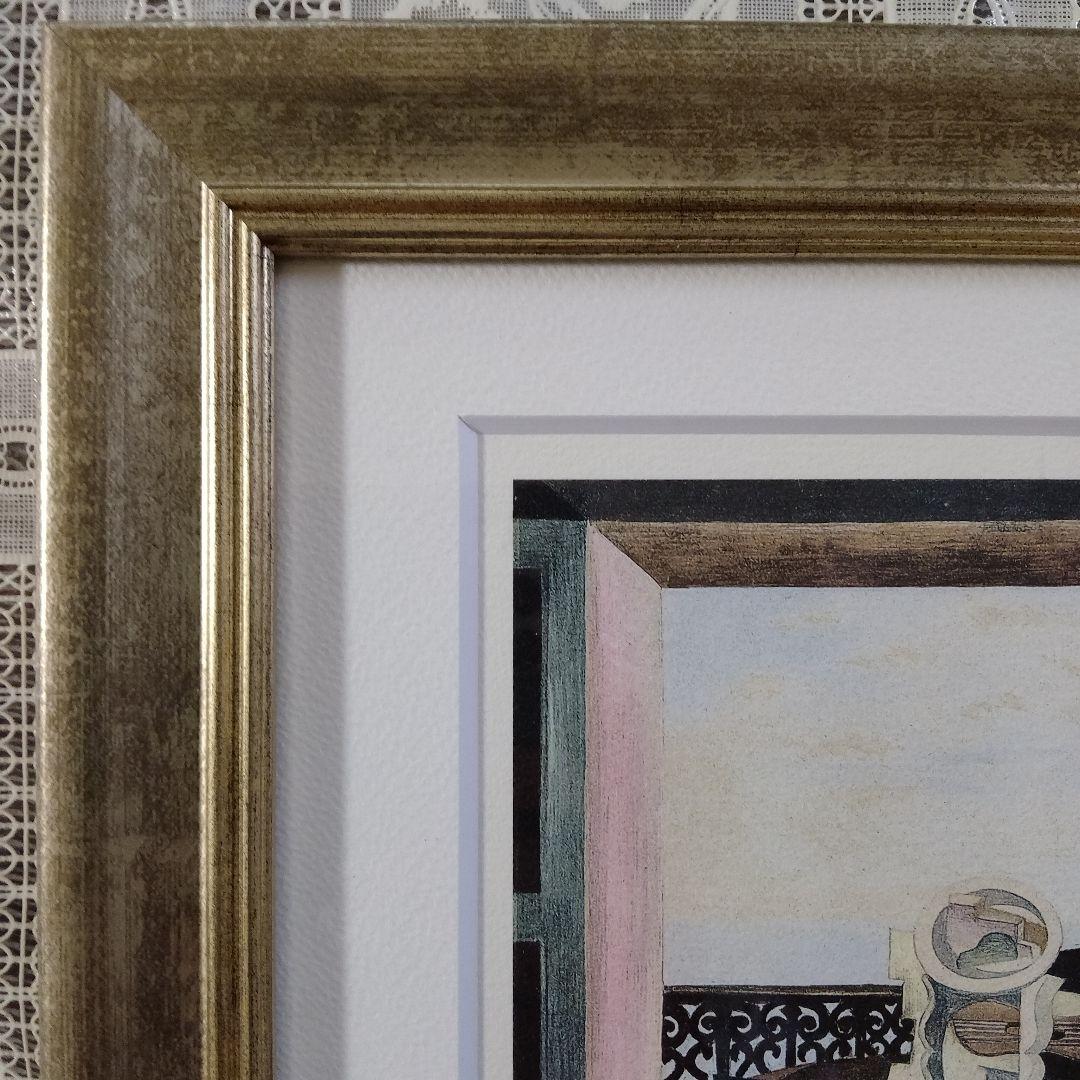 パブロ·ピカソ　リトグラフ『窓辺の静物、サン=ラファエル』サイン入　鑑定書付