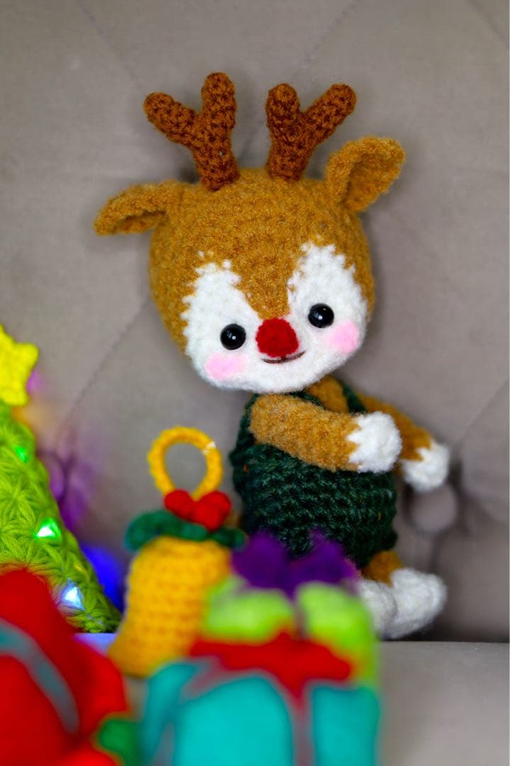 クリスマス トナカイ 鹿 プレゼント ベル