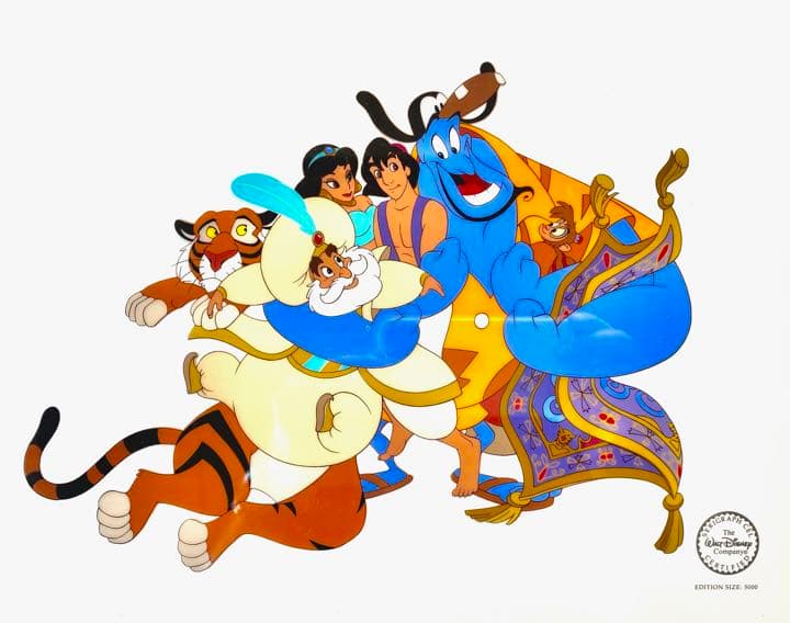 アラジンのセル画