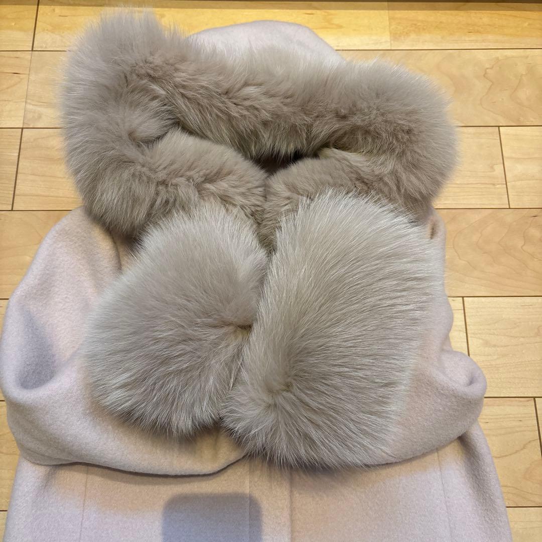 幸*彡様 アプワイザーリッシェ　5wayコート　スモーキーピンク フェイクファー