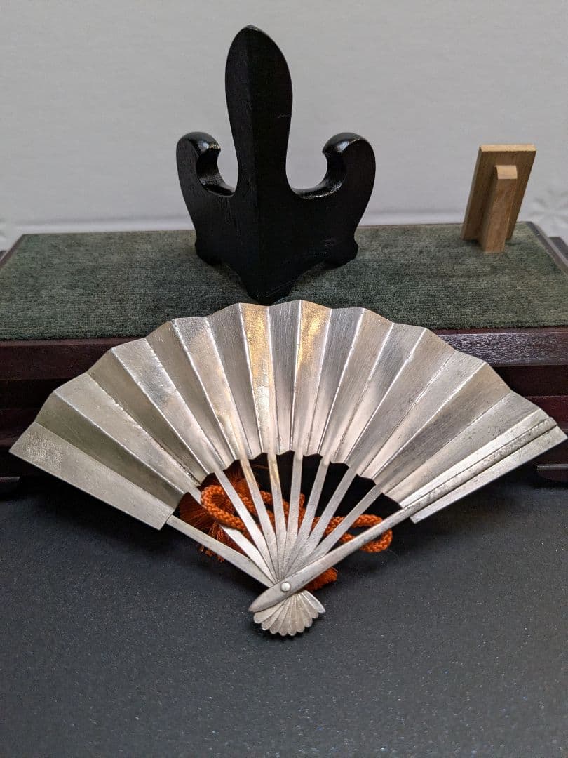 武比古　純銀製　扇　保管品