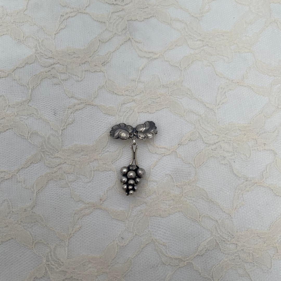 ジョージジェンセン 217A ブローチ ムーンライト シルバ