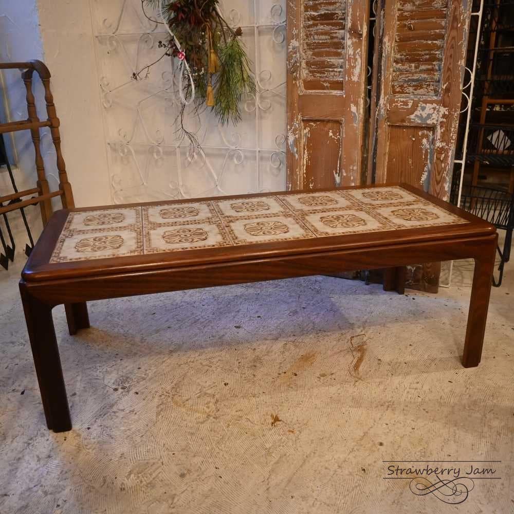 L3705-67 北欧ヴィンテージ デンマーク コーヒーテーブル タイル 北欧