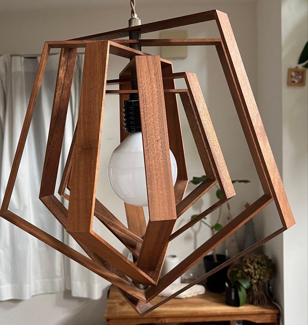 木製ペンダントライト