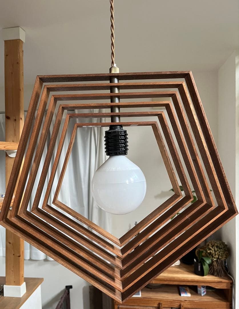 木製ペンダントライト