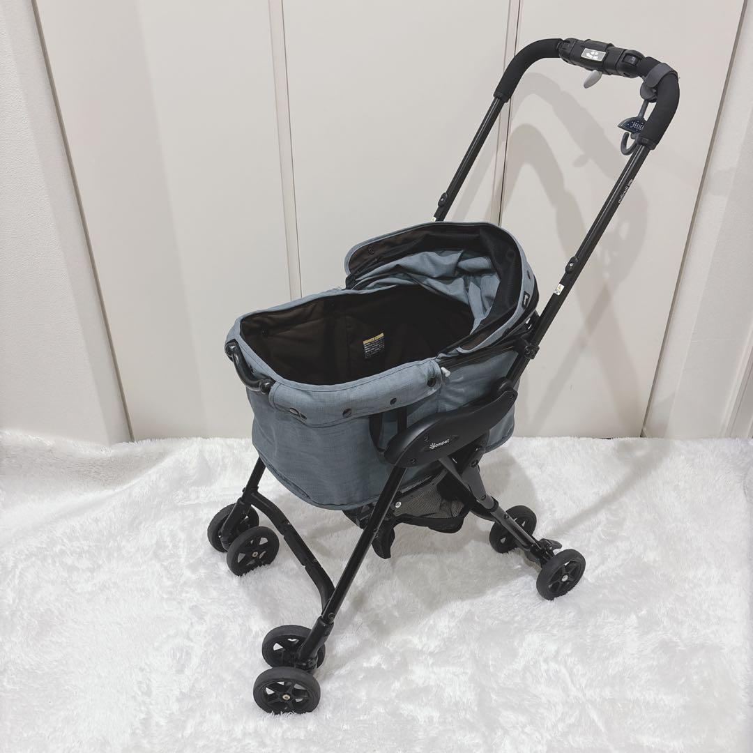 【極美品・おまけ付】Combi コムペット ミリミリライト レイクブルー