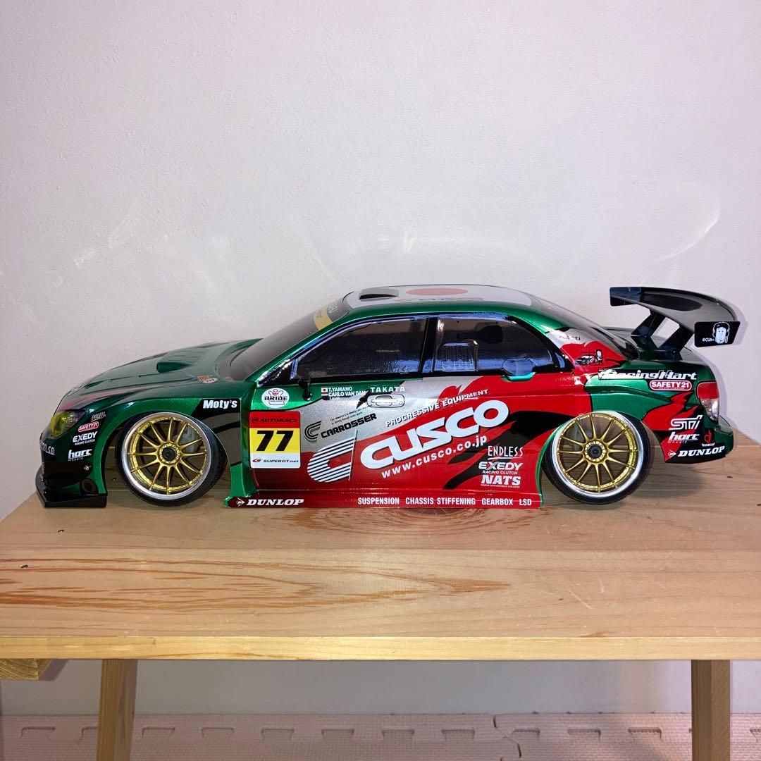 タミヤ　クスコ DUNLOP インプレッサ ボディ