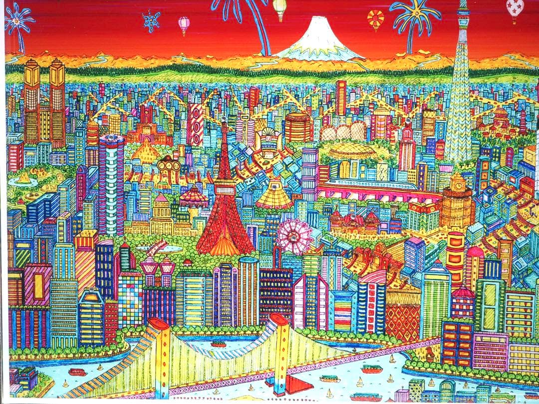 真作■ヨハン・ペラトーネル 版画 TOKYOⅢ■絵画 ジェームスリジィ