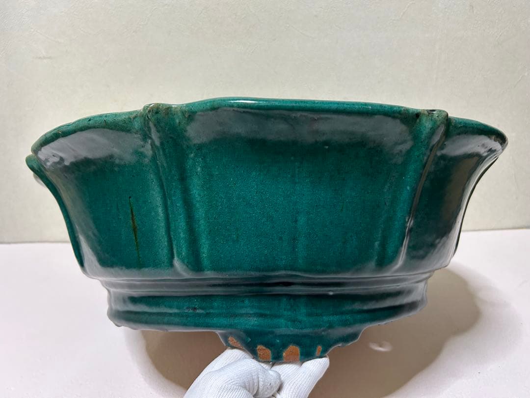 大型　広東鉢　盆栽鉢