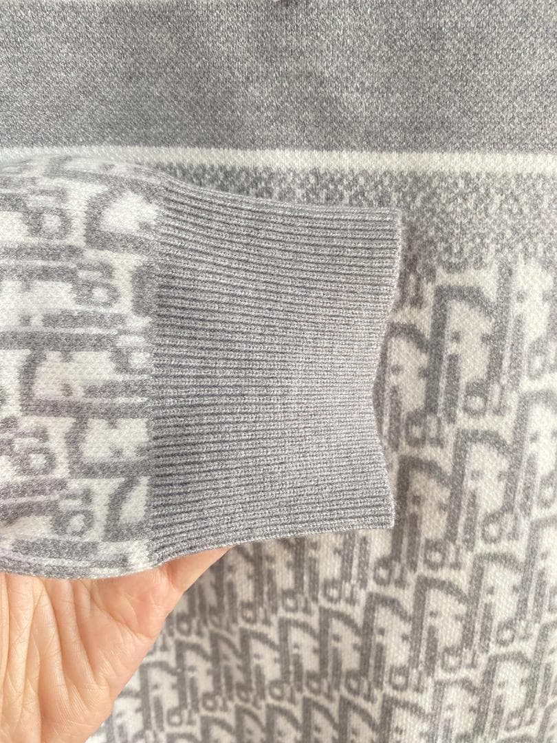 Dior グレー ニットセーター Lサイズ