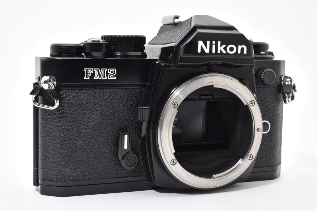 美品 Nikon New FM2 一眼レフフィルムカメラボディ ブラック ニコン